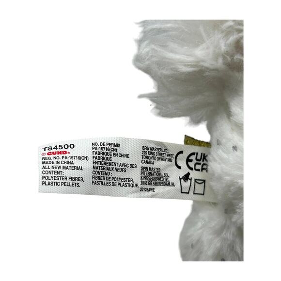 P.Lushes Pets Bianca Blings Dog Plush 6" Gund 2021 Stuffed Animal Toy White Blue - Picture 11 of 13